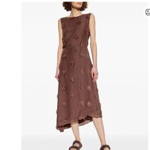 Samsoe Samsoe Saportofino Fringe Appliqué Midi Dress